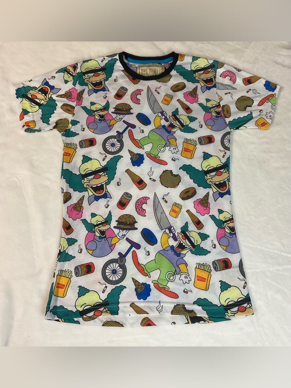 Krusty The Clown All Over Print T-Shirt The Simpson’s